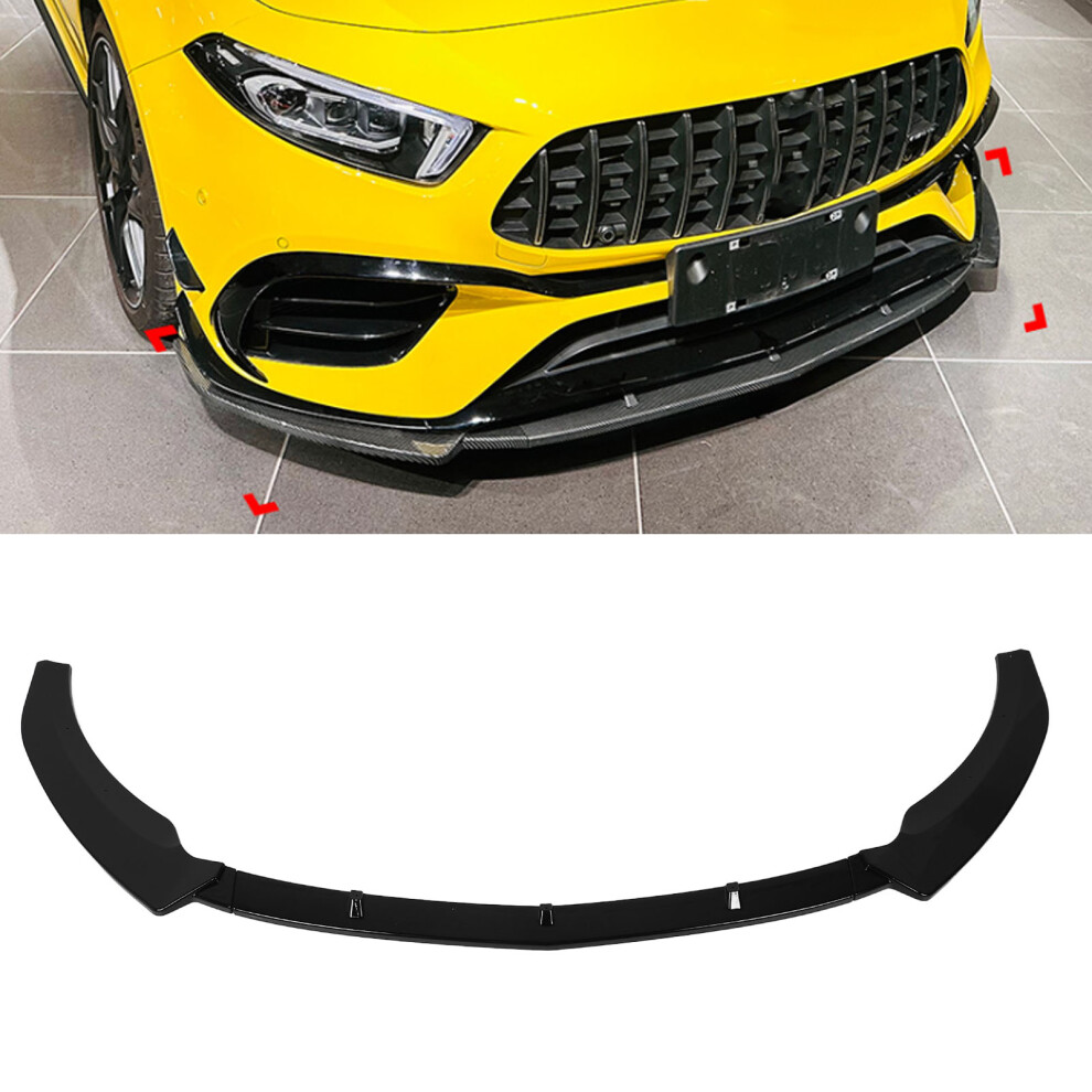 Frontspoilerlippe, 3-Teilig, Racing-Look, 7465065674017