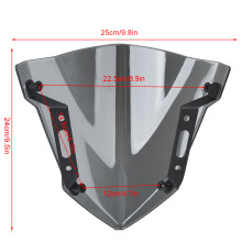 Helles Grau Sport Motorrad Windschild für YAMAHA MT-07/FZ-07 2018-2020