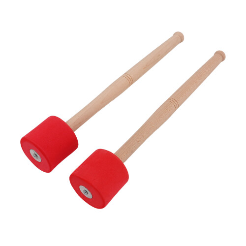 2 STÜCKE Bass Foam Drum Mallet Eichengriff 1