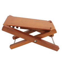 Robuster Holz-Gitarrenfußstütze, verstellbar & klappbar, elegantes Design