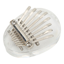 Mini Cristallo Kalimba Piano a 8 Tasti con Corda da Collo - Spartano Pianoforte a Dito Portatile