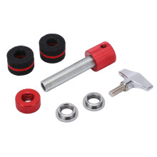 Jazz Drum Hi Hat Clutch Compact Red Accessory for 6mm Tie Rods
