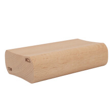 Maple Wood Radius Sanding Block for Guitar Fretboard Leveling 10/12 In