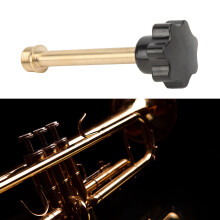 Gold Metal Trumpet Piston Grinder Tool for Maintenance and Cleaning