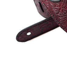 PU-Leder-Gitarrengurt mit bedrucktem Muster,