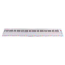 Klaviertastatur-Notentabelle mit 88 Tasten,