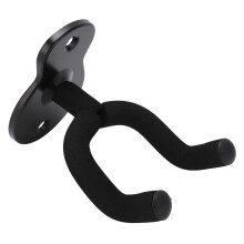 Gitarre Wandhakenhalterung Metall Universal für Ukulele, Violine in Mattschwarz