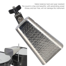 6in Cowbell Galvanik Metall Jubeln Glocke Drum Set