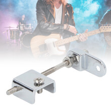 Mandolinen-Pickguard-Montagehalterung aus Metall Silber mit Schraube