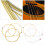 6Pcs Gitarre String Carbon Stahl Core Phosphor 9