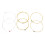 6Pcs Gitarre String Carbon Stahl Core Phosphor 7