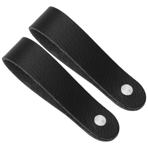 2Pcs Gitarre Neck Strap Taste String PU Leder 2