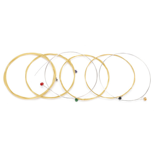 6Pcs Gitarre String Carbon Stahl Core Phosphor 1