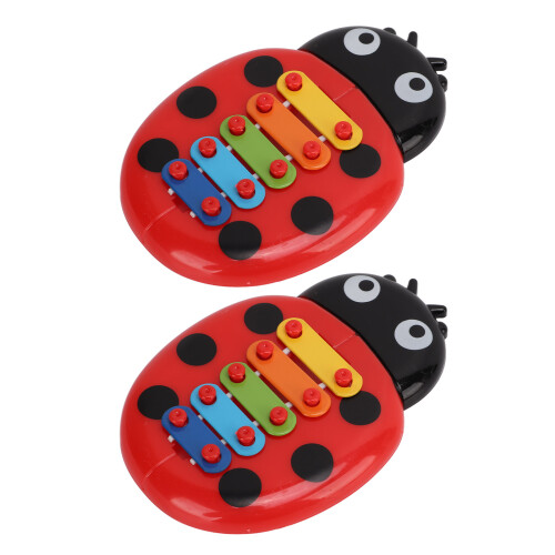 2Pcs Kinder Xylophon Bunte Sieben Sterne 2