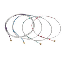 4 Stück Cello-Saiten aus Kupfer-Nickel-Zink-Legierung für Größe 4/4 Musikinstrumente, Silber