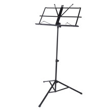 Portable Metal Music Stand, Adjustable Rack, 54-135cm, Black