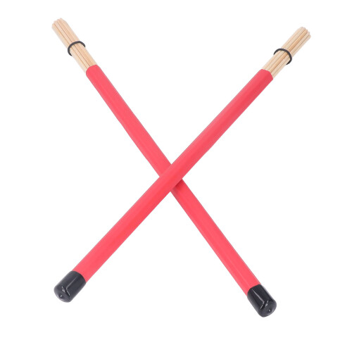 2Pcs Drum Pinsel Drumstick Stick Mallet Bambus 2