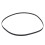 Black Record Player Turntable Drive Belt 49cm Rubber Replacement 1