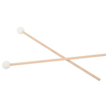 2PCS Marimba & Xylophone Mallets with Maple Handles & Rubber Heads