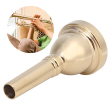 1/2in Gold Copper Mouthpiece for Tenor Trombone - Durable & High Quality