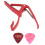 Alloy Guitar Capo Quick Tone Change Portable Accessory Red 1