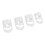 4Pcs Gitarre Finger Pick Fingertip Protector 5