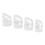 4Pcs Gitarre Finger Pick Fingertip Protector 4