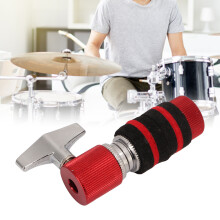 Durable Red Metal Jazz Drum Clutch Hi Hat Cymbal Clutch Anti Rust & Easy Setup