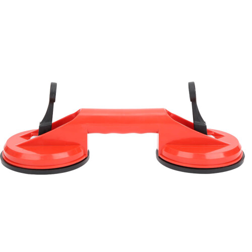 Double Suction Cup Glass Puller Essential Tool High Safety Factor Sturdy Frame Durable Plastic Body Easy To Use Powerful Suction Premium Aluminum