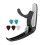ABS Quick Release Electric Guitar Capo Set with 5 Picks, Black 12