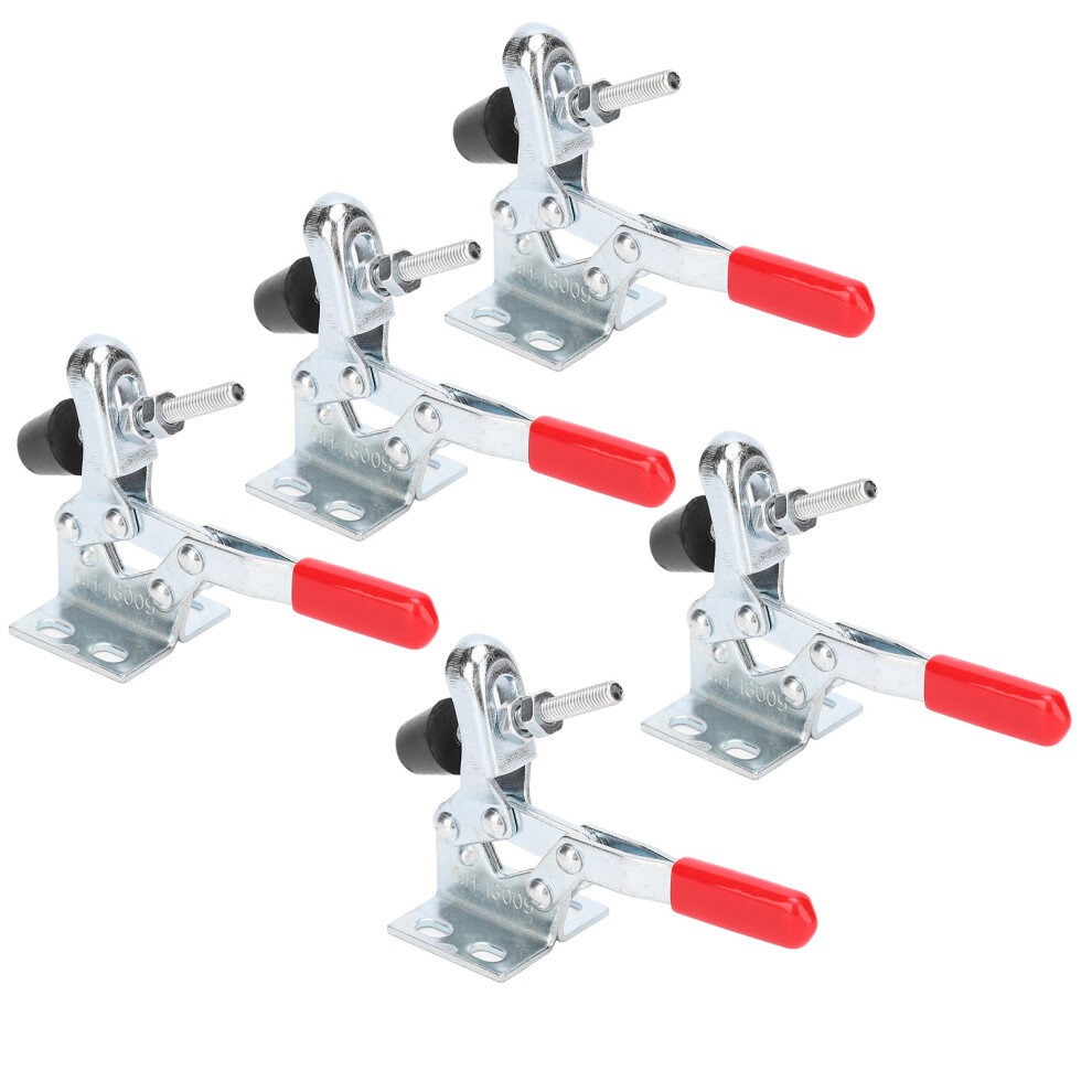5Pcs Vertical Quick-Release Toggle Clamps 30Kg Zinc Plated Workholding 6951379622406
