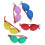 5Pcs Maracas Eier ABS Eisen Sand Nylon Seil 6