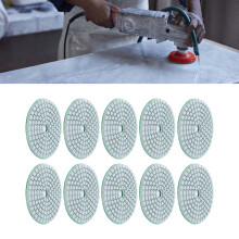 10 pièces de tampons diamant humides pour polissage 3 po grain 1000