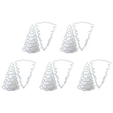 5 Pcs Christmas Metal Die Cuts Template Molds-JD060811
