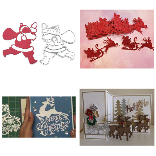 5 Stück Baum-Stanzformen, Weihnachts-Stanzformen,-JD080512 2