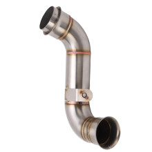 Stainless Steel Silver Motorcycle Middle Exhaust Pipe for Adventure 790 2019-2022