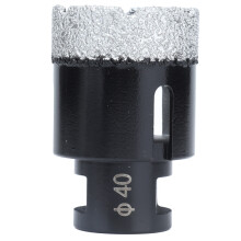 Vakuumgeschweißte Diamantbohrkrone 40mm M14 für Marmor & Granit
