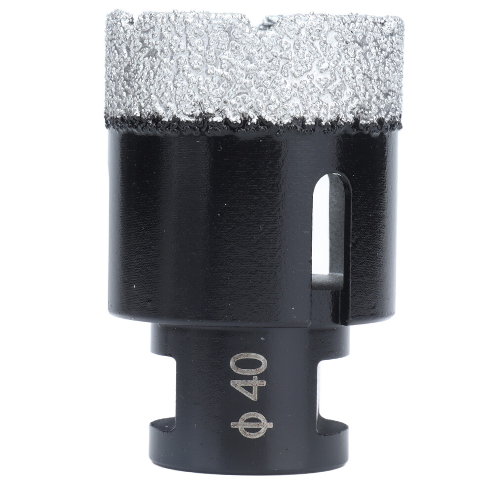 Vacuum Brazed Diamond Core Drill 40Mm M14 For Marble & Stone Black 4691383366683