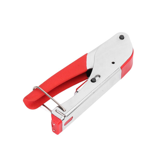 Cable Crimper Strippers Hand Tool Set Rotary Cable Stripper with Adjustable Stripping Depth Universal Compression Crimping Tool for RG6 Coaxial Cable
