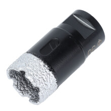 Mèche scie-cloche diamant braisé Ø30 mm M14 noir