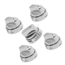 Pack of 5 Stove Knob Replacement Reliable Round Switch Durable