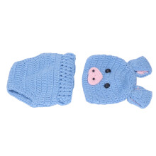 Niedliches Tier-Babykostüm, Lake Blue, 0-3 Monate
