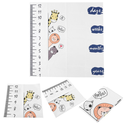 Baby-Monats-Meilensteintuch aus