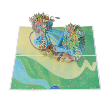 Tarjetas de felicitación 3D, papel grueso, 178x127mm