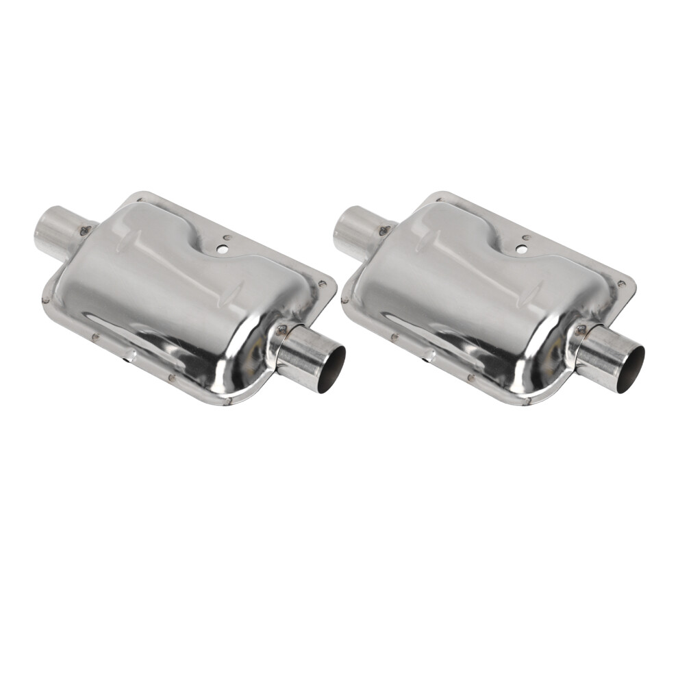 Stainless Steel Car Air Heater Silencer Muffler 2.4Cm Outer Diameter 8271372342308