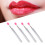 20pcs Silicone Double Sided Lip Brush Soft Lipstick Lip Gloss Applicator 14