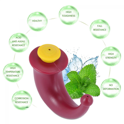 Yoga Nasal Neti Pot Σύστημα έκπλυσης μύτης, άρδευση κόλπων 200mL 2