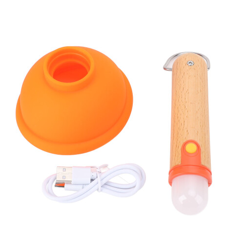 Pömpel-Nachtlicht 1200 mAh Silikon-Eiche 16h-56h 1