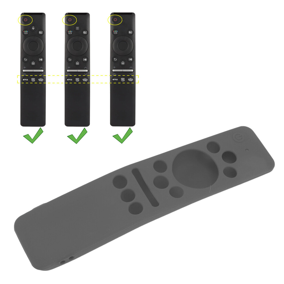 Silicone Remote Cover For Samsung Tv Bn59-01259E 1259B Gray 3121372342998