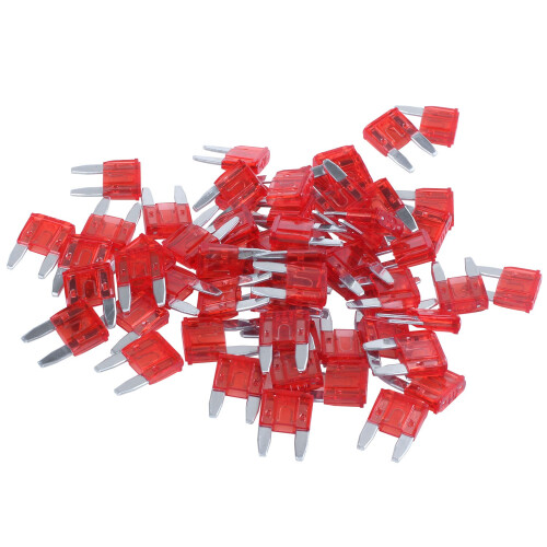 60PCS 10A 10A Auto  Blade Fuses Red for Car 1
